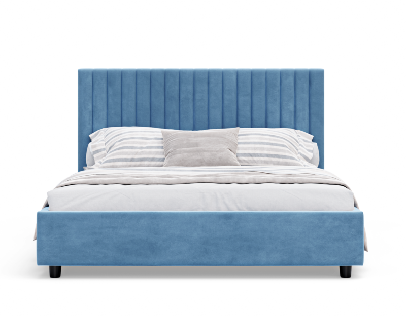 Lyra letto matrimoniale in velluto