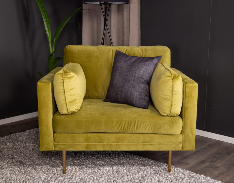 Backewell poltrona velluto verde - Image 6