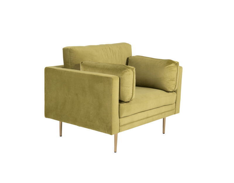 Backewell poltrona velluto verde - Image 2