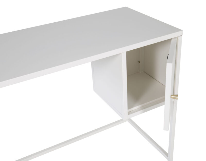 Plain Desk metallo bianca - Image 2