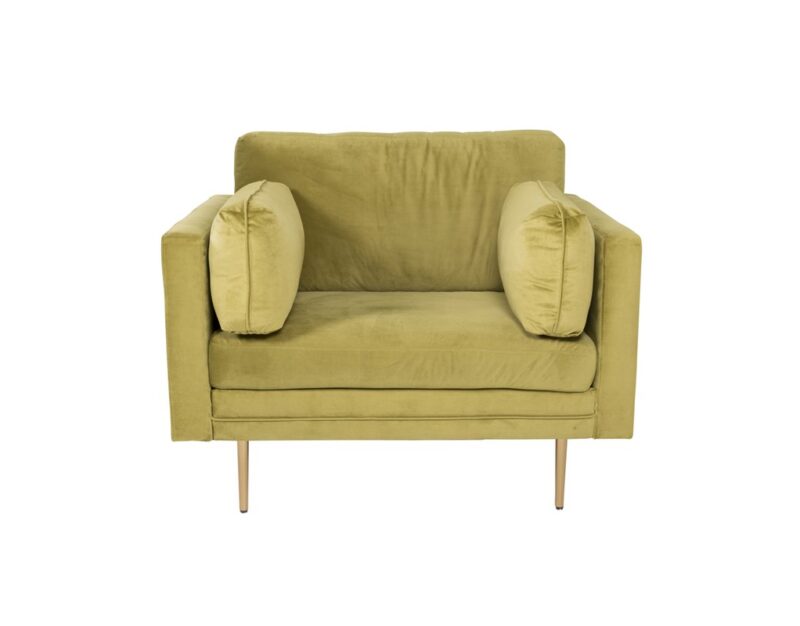 Backewell poltrona velluto verde
